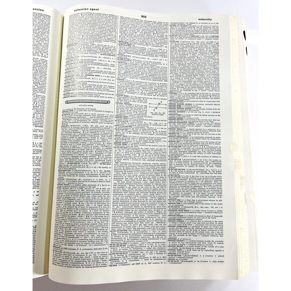 Webster's Third New International Dictionary Unabridged G&C Merriam 1971 - Picture 8 of 11